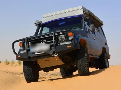 Gebraucht Toyota Land Cruiser 130 PS (95 kW) 2007 Blau SUV