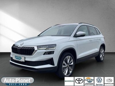 Moonweiss metallic (metallic) Gebraucht 2022 Skoda Karoq Style SUV | 25.490 € (Fairer Preis)