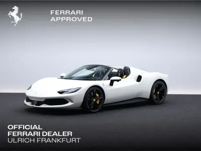 Nouă Ferrari 296 829 CP (609 kW) 2026 Alb Cabrio