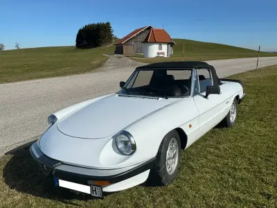 Gebraucht Alfa Romeo Spider 125 PS (91 kW) 1989 Weiß Cabrio