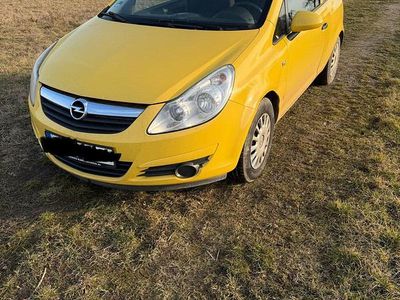Gebraucht Opel Corsa 60 PS (44 kW) 2010 Gelb Kleinwagen