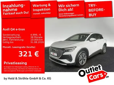 Gebraucht Audi Q4 e-tron Sport 150 kW (204 PS) 2023 2y gletscherweiß metallic SUV
