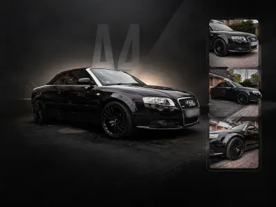Gebraucht Audi A4 Cabriolet S-Line 200 PS (147 kW) 2009 Schwarz Cabrio