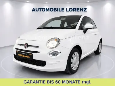 Gebraucht Fiat 500 Pop Star 69 PS (50 kW) 2019 Bianco bianco/ bossa nova/calc Kleinwagen