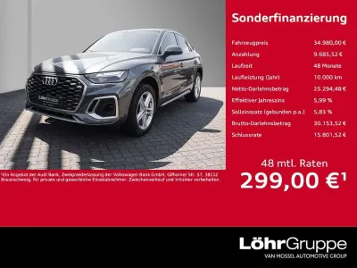 Gebraucht Audi Q5 Sportback S-Line 204 PS (150 kW) 2022 Grau SUV