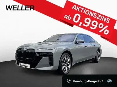 Gebraucht BMW 740 M Sport 299 PS (219 kW) 2025 Sonderlackierung lime rock gre (grau) Limousine