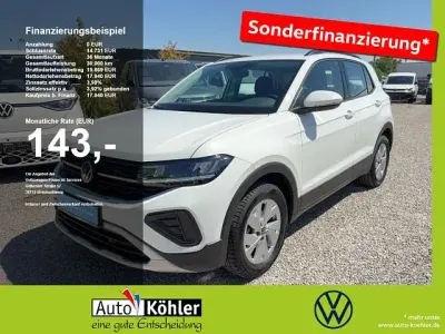 Gebraucht VW T-Cross Life 95 PS (69 kW) 2025 Pure white SUV