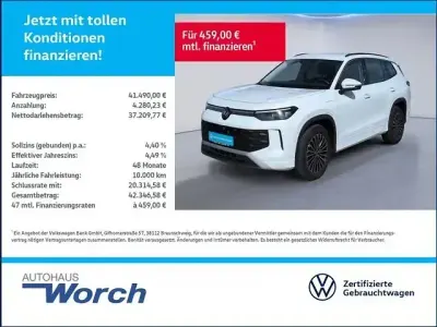 Gebraucht VW Tayron Life 204 PS (150 kW) 2025 Pure white SUV