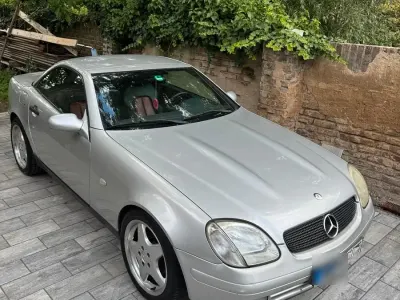 Gebraucht Mercedes SLK200 136 PS (100 kW) 1998 Silber Cabrio