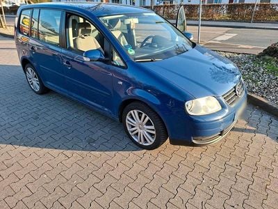 Gebraucht VW Touran 102 PS (75 kW) 2006 Blau Van / Kleinbus