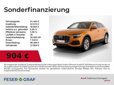 Gebraucht Audi Q8 Ambiente 286 PS (210 kW) 2022 Orange SUV