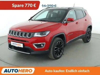 Gebraucht Jeep Compass Limited 170 PS (125 kW) 2018 Rot SUV