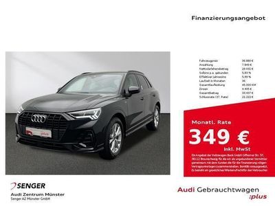 Gebraucht Audi Q3 S-Line 150 PS (110 kW) 2022 Mythosschwarz metallic SUV