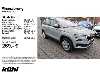 Gebraucht Skoda Karoq Selection 150 PS (110 kW) 2024 Stahlgrau SUV