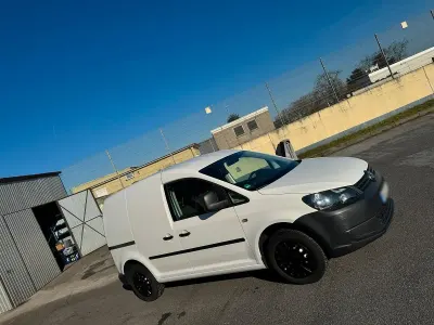 Gebraucht VW Caddy 86 PS (63 kW) 2014 Weiß Van / Kleinbus