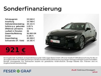 Mythosschwarz metallic Gebraucht 2025 Audi A6 S-Line Kombi | 53.940 € (Etwas zu teuer)