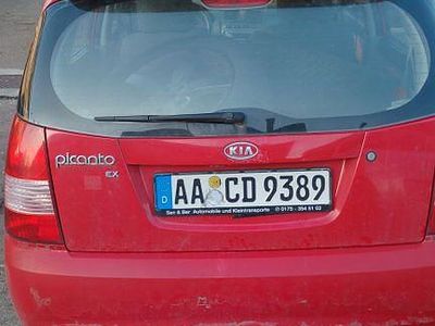 Rot Gebraucht 2004 Kia Picanto Vision Kleinwagen | 1.400 € (Fairer Preis)