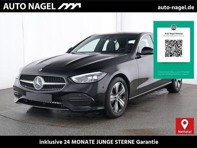 Schwarz Gebraucht 2024 Mercedes C200 Advanced Limousine | 37.889 € (Fairer Preis)