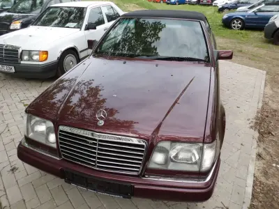 Brugt Mercedes E200 136 HK (100 kW) 1997 Rød Cabriolet