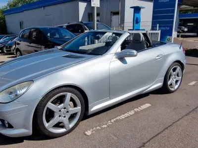 Gebraucht Mercedes SLK350 272 PS (200 kW) 2005 Silber Cabrio