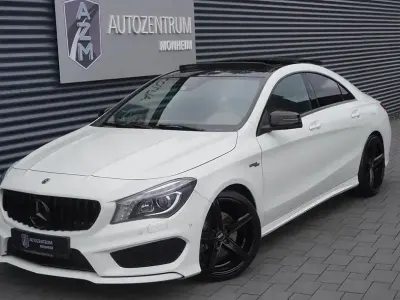 Gebraucht Mercedes CLA250 AMG line 211 PS (155 kW) 2014 Weiß (calcitweiß) Coupé