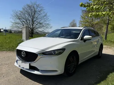 Begagnad Mazda 6 Sports-Line 184 HK (135 kW) 2019 Vit Kombi