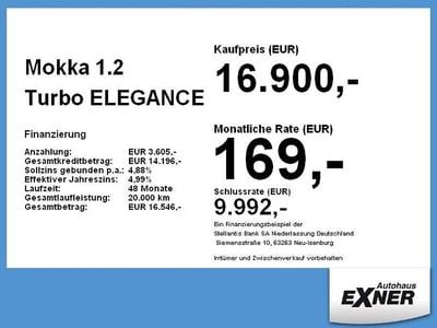 Second-hand Opel Mokka Elegance 131 CP (96 kW) 2023 Alb SUV