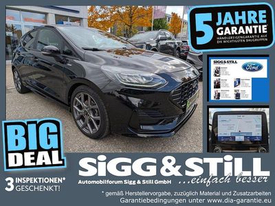 Obsidianschwarz metallic Gebraucht 2022 Ford Fiesta ST-Line X Kleinwagen | 16.980 € (Fairer Preis)