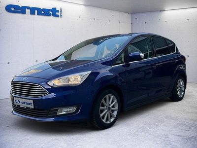 Gebraucht Ford C-MAX Titanium 125 PS (91 kW) 2018 Blau Van / Kleinbus