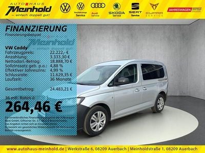 Gebraucht VW Caddy Basis 114 PS (83 kW) 2022 Reflexsilber metallic Van / Kleinbus