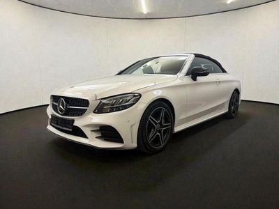 Usata Mercedes C220 AMG line 194 CV (142 kW) 2020 Bianco Cabrio