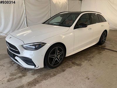 Gebraucht Mercedes C220 AMG 200 PS (147 kW) 2022 Polarweiss  unilack Kombi