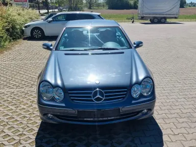 Brugt Mercedes CLK200 163 HK (119 kW) 2003 Blå Coupe