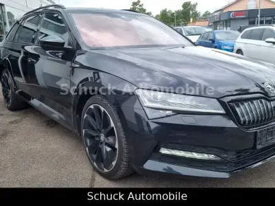 Gebraucht Skoda Superb SportLine 156 PS (114 kW) 2022 Schwarz Limousine