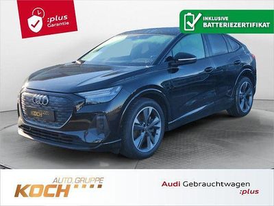Mythosschwarz metallic Gebraucht 2022 Audi Q4 Sportback e-tron Ambiente SUV | 32.890 € (Etwas zu teuer)