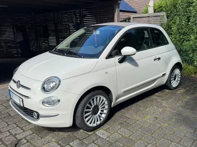 Gebraucht Fiat 500C Lounge 69 PS (50 kW) 2017 Weiß Cabrio