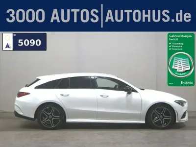 Gebraucht Mercedes CLA220 Shooting Brake AMG line 190 PS (139 kW) 2021 Weiss Kombi