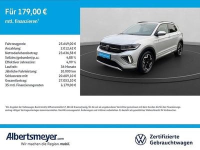 Gebraucht VW T-Cross R-line 150 PS (110 kW) 2025 Silber SUV