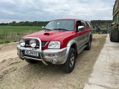 Occasion Mitsubishi L200 136 PK (100 kW) 2005 Rood Pickup