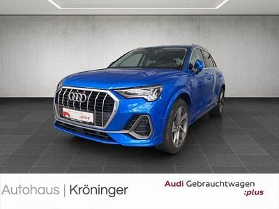 Blau Gebraucht 2021 Audi Q3 S-Line SUV | 28.990 € (Fairer Preis)