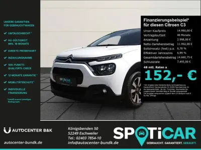 Gebraucht Citroën C3 PureTech 110 PS (80 kW) 2024 Weiß Kleinwagen