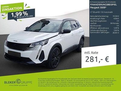 Gebraucht Peugeot 3008 GT 131 PS (96 kW) 2023 Weiß SUV