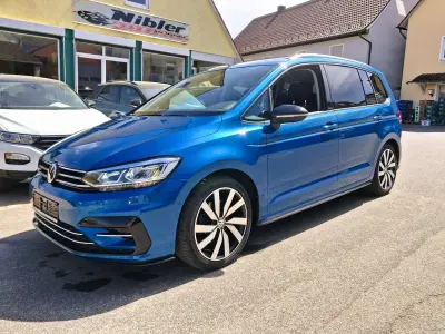 Brugt VW Touran R-line 150 HK (110 kW) 2019 Blå MPV