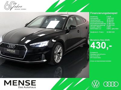 Gebraucht Audi A5 Sportback S-Line 163 PS (119 kW) 2022 Brillantschwarz Kleinwagen