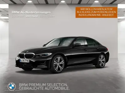 Używany BMW 330e Sport Line 292 KM (214 kW) 2021 Czarny Sedan/Limuzyna