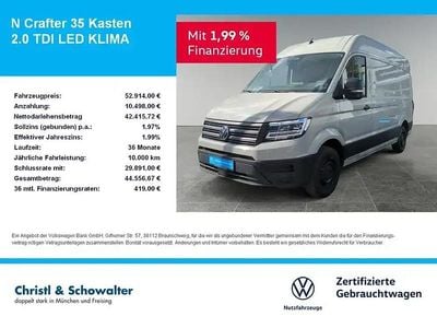 Neu VW Crafter 140 PS (102 kW) 2026 Ascot grau Van