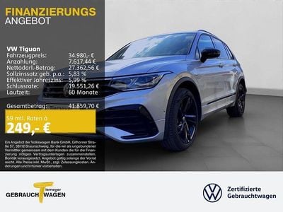 Gebraucht VW Tiguan R-line 245 PS (180 kW) 2023 Silber SUV