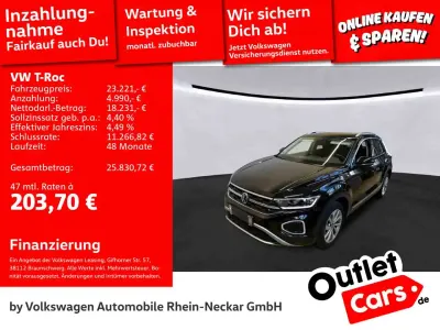 Usata VW T-Roc Style 150 CV (110 kW) 2023 Nero SUV