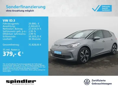 Gebraucht VW ID.3 Pro 150 kW (204 PS) 2024 Mondsteingrau Kleinwagen