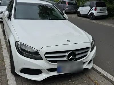 Gebraucht Mercedes C250 AMG line 204 PS (150 kW) 2015 Weiß Kombi